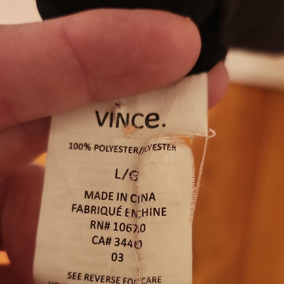 Vince Elegant Black Sleeveless Dress- With Pockets - Picture 6 of 6